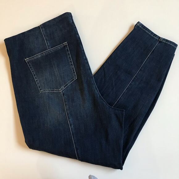 Pilcro Anthropologie Sz 24W High Rise Denim Jean Leggings Ankle Length NEW NWT - Picture 6 of 15